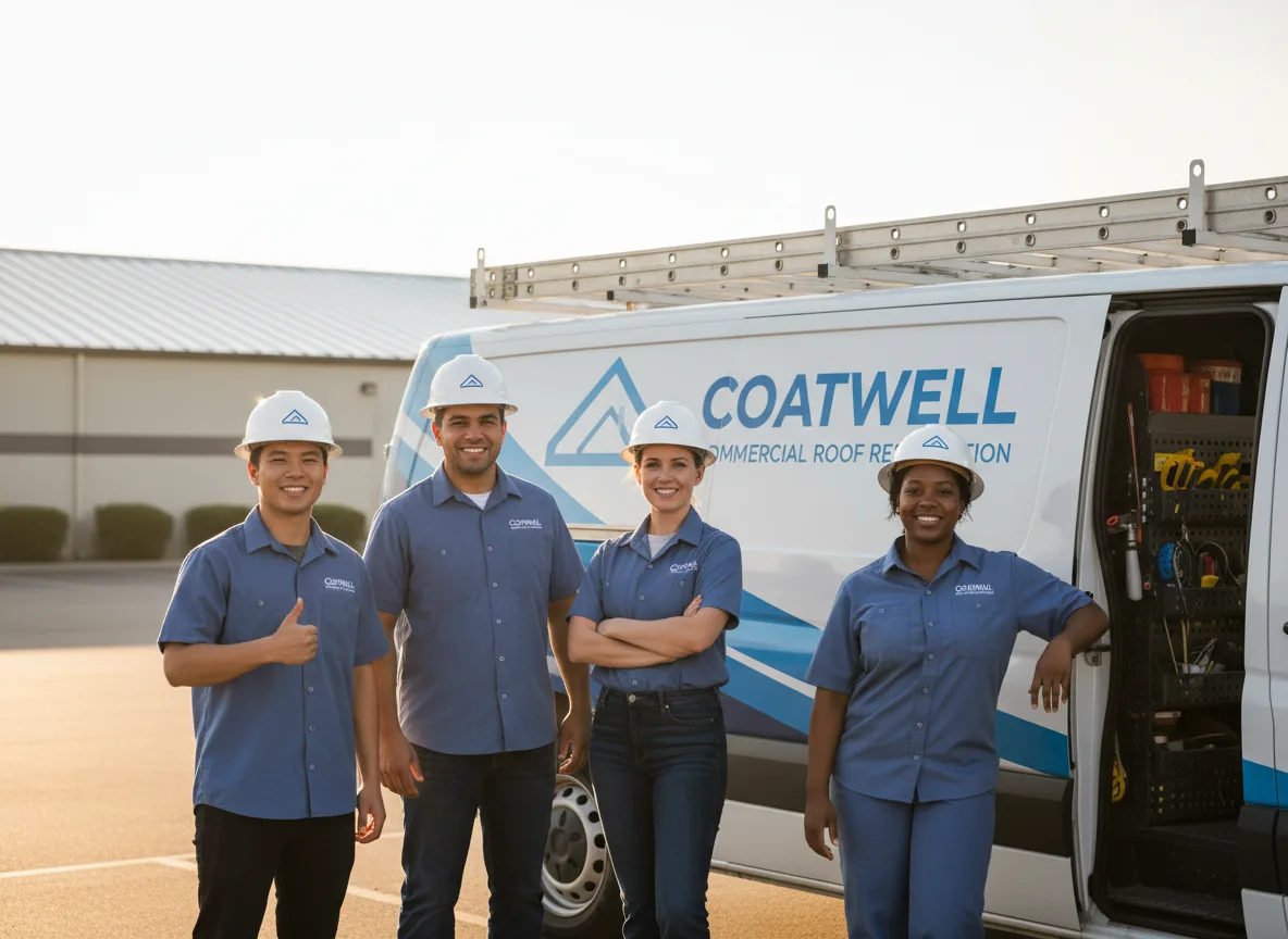 Commercial roof coating company in Camargo, OK